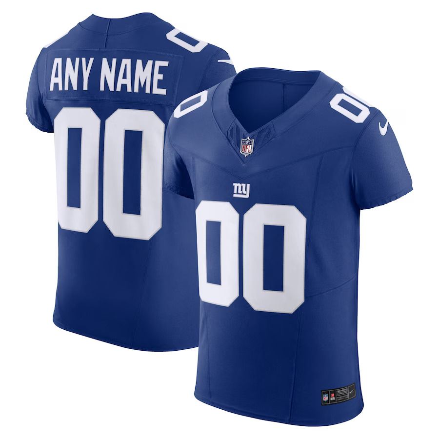 Men New York Giants Nike Royal Vapor F.U.S.E. Elite Custom NFL Jersey